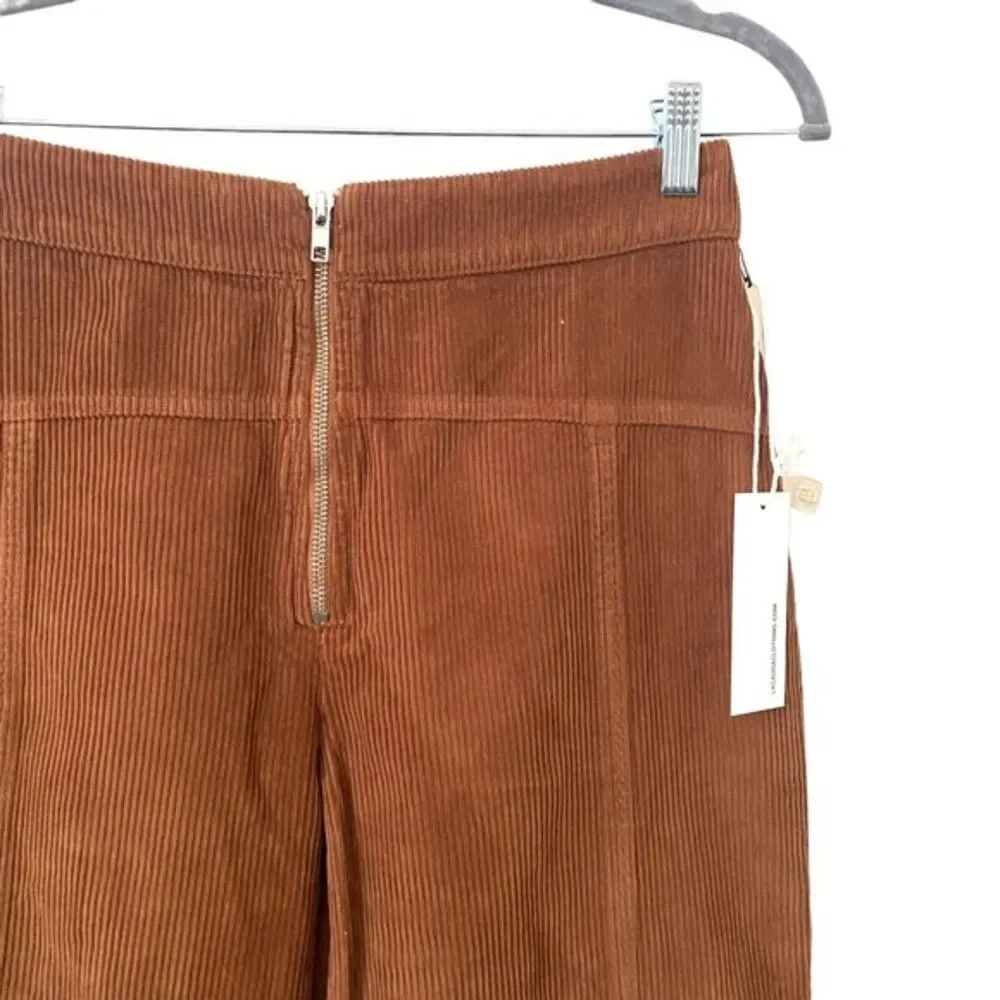 LACAUSA‎ Corduroy Zip Trouser NWT Sz 4